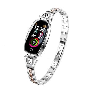Fitness-Tracker für Frauen, Digitaluhr mit Herzfrequenz, Blutdruck, Schrittzähler, Nachrichtenbenachrichtigung, Workout-Aktivitäts-Tracker, Schlafmonitor, Wellness-Uhr