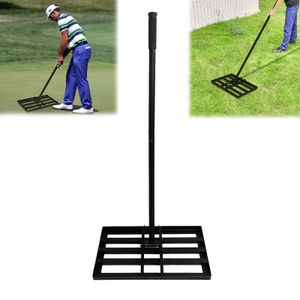 ACXIN Rasenrakel Lawn Leveling Rake, Rasen-Nivellierrechen, Golf Gartengras Werkzeug Topdressing Surface Leveler, Rasen Rasenschieber (25 x 50 cm)