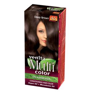 VENITA_MultiColor pielęgnacyjna farba do włosów 4,5 Ciemny Brąz 100ml