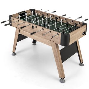 Stolný futbal COSTWAY, futbalový stôl, futbalový stôl s výškovo nastaviteľnými nohami, 117 x 67,5 x 84,5 cm