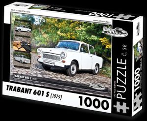 RETRO-AUTA Puzzle č. 38 Trabant 601 S (1979) 1000 dílků