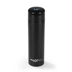 MAXXMEE Thermoflasche 500ml mit LED-Temperaturanzeige - schwarz