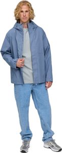 Mazine Natural Rain Jacket Organic Baumwolle - Herren Regenjacke, Größe:L, Mazine_Farbe:blue stone