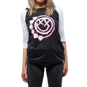 Blink 182 - "Six Arrow" T-Shirt für Damen RO1876 (M) (Schwarz/Weiß)
