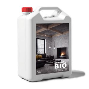 5 Liter Bioethanol Premium 100% fürAlkohol für Kamin 5L