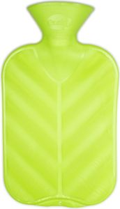 Fashy Wärmflasche Halblamelle 2,0L mit 3D Wellen Neon grün Fashy Wärmflasche Halblamelle 2,0L mit 3D Wellen Neon grün