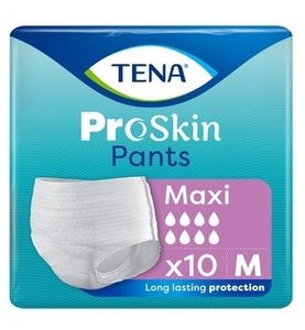 Tena Pants ProSkin Majtki chłonne maxi M, 10 sztuk - Długi termin ważności!