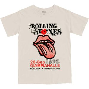 The Rolling Stones - "Munich '73" T-Shirt für Herren/Damen Unisex RO4194 (L) (Sand)