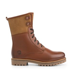 Travelin' Holm - Herren - Lace-up - Country - Leather - Neutral fitting - Schnürstiefel - Country - Leder - Neutrale Passform - Cognac - 43
