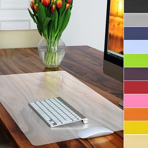 Schreibtischunterlage ideal für Büro & Zuhause Anti-Rutschbeschichtung in vielen Farben Transparent