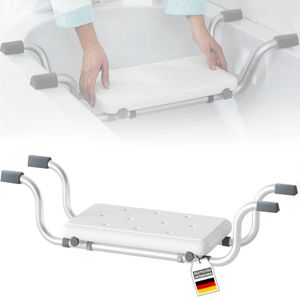 Badewannensitz Levi Verstellbarer & Rutschfester Sitz aus Aluminium Belastbar bis 150 kg