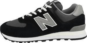 New Balance 574 Wildleder Trainer, Schwarz 43 EU