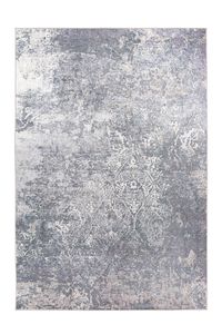 Kayoom - Kurzflor Teppich Rhodin 1125 Grau Grösse: 200cm x 290cm