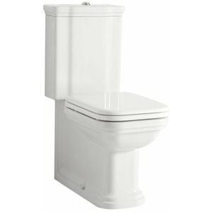 WALDORF Kombi-WC, Abgang senkrecht/waagerecht, weiß-Chrom