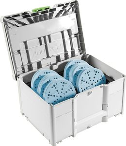 Festool Schleifmittel-Systainer³ SYS-STF D150 GR-Set Granat