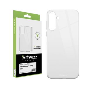 ARTWIZZ Basic Clear Case Schutzhülle für Samsung Galaxy S24 - Schlanke, Elastische und Robuste Handyhülle aus TPU mit Kratzresistenz - Transparent