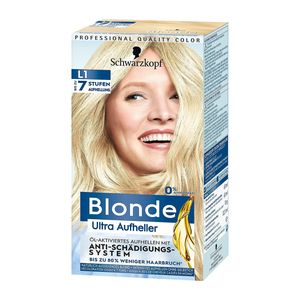 Schwarzkopf Blonde Ultra Aufheller L1 Blond mit Öl Anti-Schädigungssystem Haarfarbe