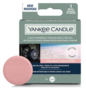 Yankee Candle - náhradní náplň do difuzéru do zapalovače auta, vůně Pink Sands