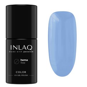 INLAQ® HEMA Free UV Nagellack  6 ml - Gel Nail Polish frei von HEMA - Pastelove Kollektion, Farbe Baby Blue