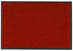 Mata czyszcząca Diamond kolor: czerwony - wycieraczka - mata wejściowa - mata drzwiowa - mata przeciwpyłowa, rozmiar: 800 x 600 mm