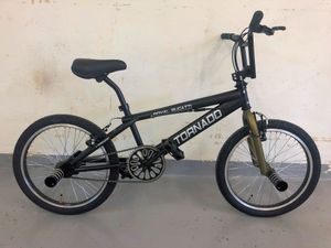 20" BMX Tornado - matná čierna / bronzovo čierne pneumatiky