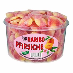 Haribo Pfirsiche gezuckete Fruchtgummi mit Pfirsichgeschmack 1350g