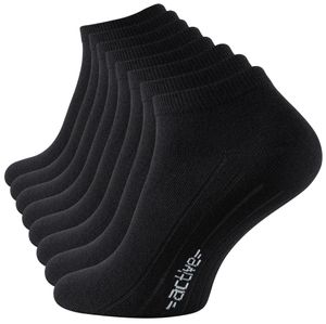 Vincent Creation® 8 Paar Sneaker Socken 43-46 schwarz