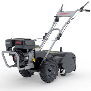 ONBEST T4150 Motorhacke Benzin | 53cm Arbeitsbreite | 5,6PS | 35cm Arbeitstiefe | 12 Hackmesser