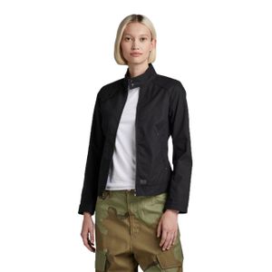 G-STAR RAW DENIM BIKER JACKET WMN Damen Bikerjacke, Größe:M, G-Star Farben:DK Black