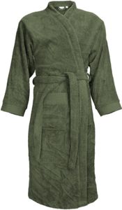 The One Towelling Unisex Bademantel T1-B olive green L/XL