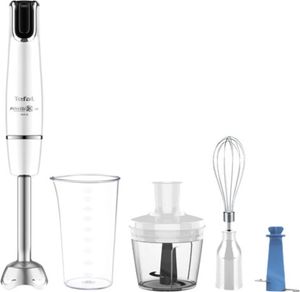 Tefal InfinityForce 4in1 HB944138 Stabmixer inkl. Messbecher, Schneebesen, Zerkleinerer & Ice Crush Messer