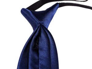 Krawatte mit Gummizug Gebundene Krawatten im Satin Finish