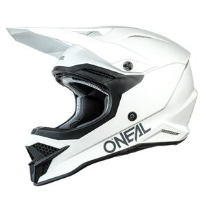 Oneal 3Series Solid Motocross Helm Farbe: Weiß, Grösse: L (59/60)