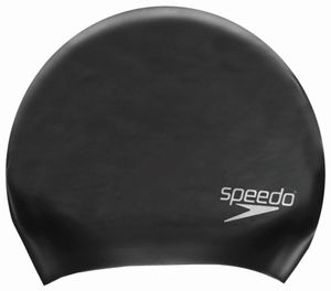 Speedo Long Hair Schwimmkappe Unisex schwarz