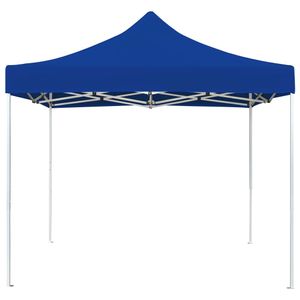 vidaXL Profi-Partyzelt Faltbar Aluminium 2x2 m Blau