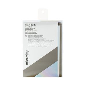 Cricut | Joy Vkládací karty šedostříbrné holografické 8,89x12,45cm 15ks.