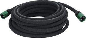 vidaXL Tropfschlauch Schwarz 0,6" 10 m Gummi