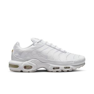 Nike Air Max Plus TN Leather - Triple White - pánské tenisky AJ2029-100 , velikost: EU 44.5 US 10.5