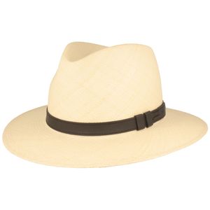 Original Brisa Panama Hut mit schicker Leder-Garnitur von Hut-Breiter