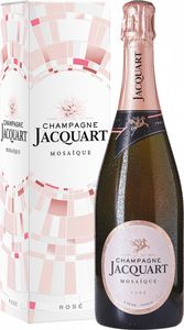 Champagne Jacquart Rosé Brut mit Geschenkverpackung