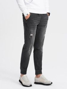 Ombre Clothing Denim-Hosen für Männer Valmaer schwarz L