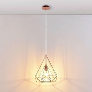 Lindby Kupferfarbene Käfig Pendelleuchte Jossa Deckenlampe Deko Hängeleuchte E27