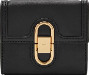 FOSSIL Leder Geldbörse Avondale Wallet Black schwarz