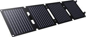 Trust Zuny 40W Faltbares Solarpanel USB-C USB-A Ausgang, Tragbares Solarmodul Camping Zubehör, Solar Ladegerät 15W, DC-Ausgabeport Outdoor Solar Panel Smartphone Tablet Power Bank Balkon Garten