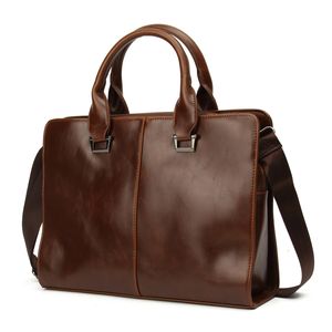 Aktentasche Herrentasche Umhängetasche Leder Business Handtasche Schultertasche