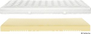 Selecta Komfortschaum Kindermatratze K2 - Waschbezug S872, Medium 90 x 200 cm