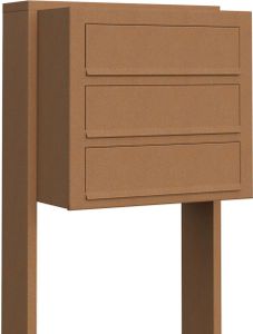 Briefkastenanlage Cube for Three Rost