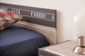 Jugendzimmer komplett Set Parisot "Fabric 20" mit Kleiderschrank und Schreibtisch inklusive Beleuchtung