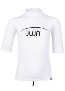 JuJa - UV-Badeshirt für Kinder - Kurzärmlig - Weiß, 140/146