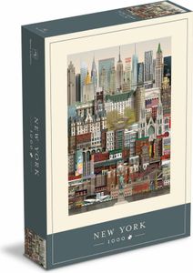 Martin Schwartz Puzzle New York, Städtepuzzle USA, 50 x 70 cm, 1000 Teile, MS0605